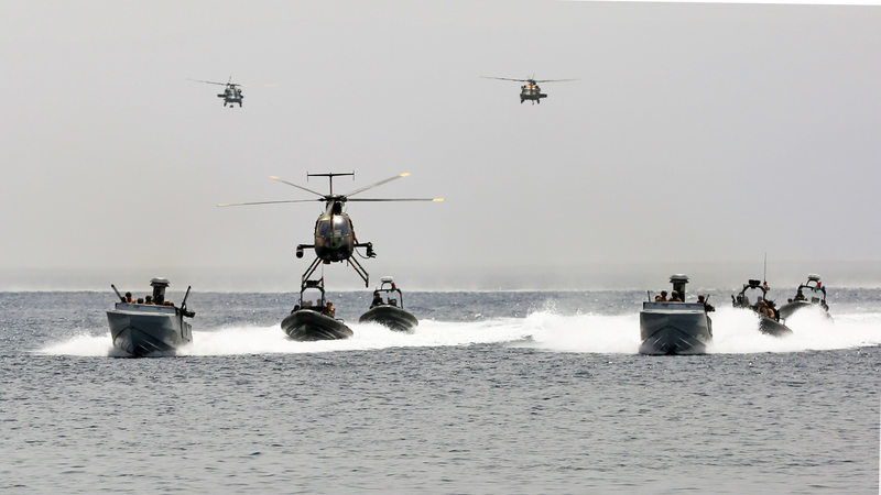 Illustration for article titled Check Out These Sweet Maritime Warfare Shots From Exercise Eager Lion